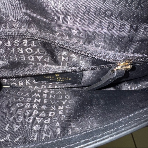 Kate Spade Black & Cream Leather Crossbody Bag - Picture 9 of 10